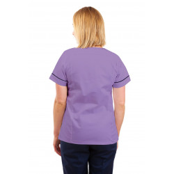T05 Nursing Uniforms Fitted Scrub V Neck Lilac T05-NLI