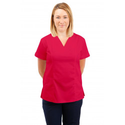 T05 Nursing Uniforms Fitted Scrub V Neck Rosita T05-ROS