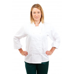 CH20 : Chefs Jacket Long Sleeve White or Black CH20