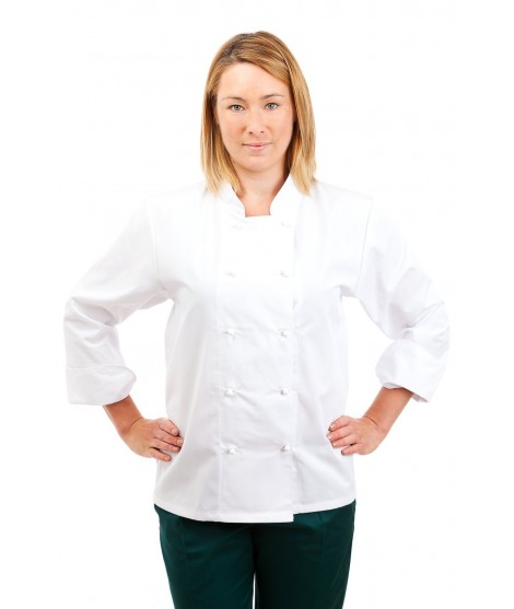 CH20 : Chefs Jacket Long Sleeve White or Black CH20