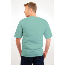 T21 Nursing Uniforms Top V Neck Male Eau De Nil T21-EDN