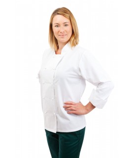CH20 : Chefs Jacket Long Sleeve White or Black CH20