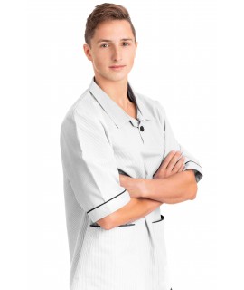 White - Nurses Top Revere Collar Male T22 T22