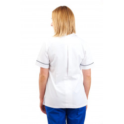 White - Nurses Uniform Tunic Revere Collar T01 Marymount Hospital Staff Nurse T01