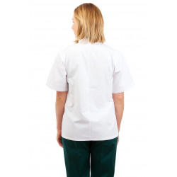 CH30 : Chefs Jacket Short Sleeve White or Black CH30