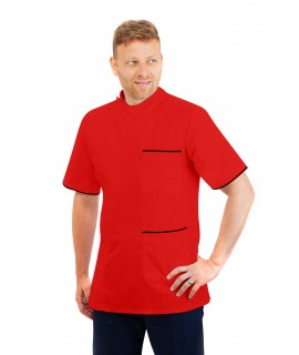 T20 Nurses Uniforms Top Males Red T20-RED