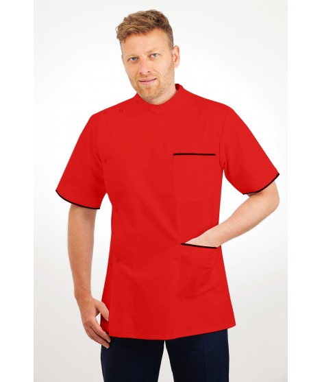 T20 Nurses Uniforms Top Males Red T20-RED