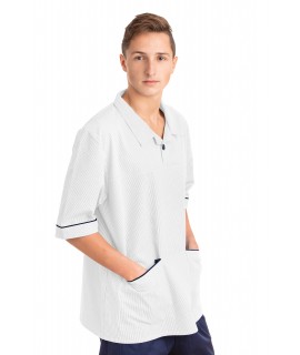 White - Nurses Top Revere Collar Male T22 T22