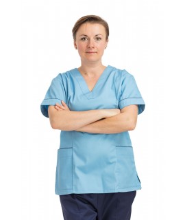 T05 Pastel - Nursing Uniforms Fitted Scrub V Neck T05-Pastel