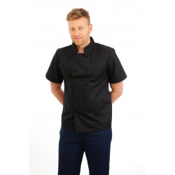 SONAS CH30: Long Sleeve Chef Jacket Black SONAS-CH30-BLACK