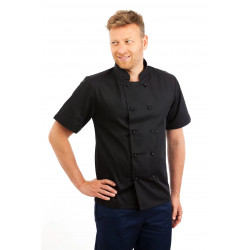 SONAS CH30: Long Sleeve Chef Jacket Black SONAS-CH30-BLACK