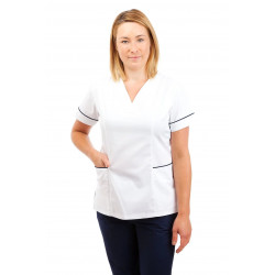 SONAS T05 Female Fitted Tunic White SONAS -T05