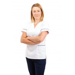SONAS T05 Female Fitted Tunic White SONAS -T05