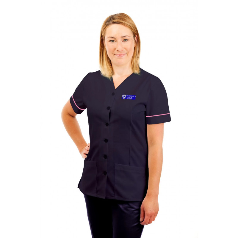 Nurses Uniform V Neck T02 - St. Michael's Hospital CNS uniform T02-STMICHAELS Nurses Uniform V Neck T02 - St. Michael's Hospital CNS uniform T02-STMICHAELS