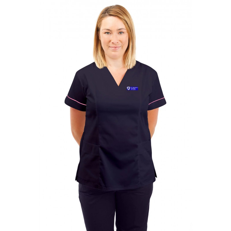 Nurses Uniform V Neck T05 - St. Michael's Hospital CNS uniform T05-STMICHAEL