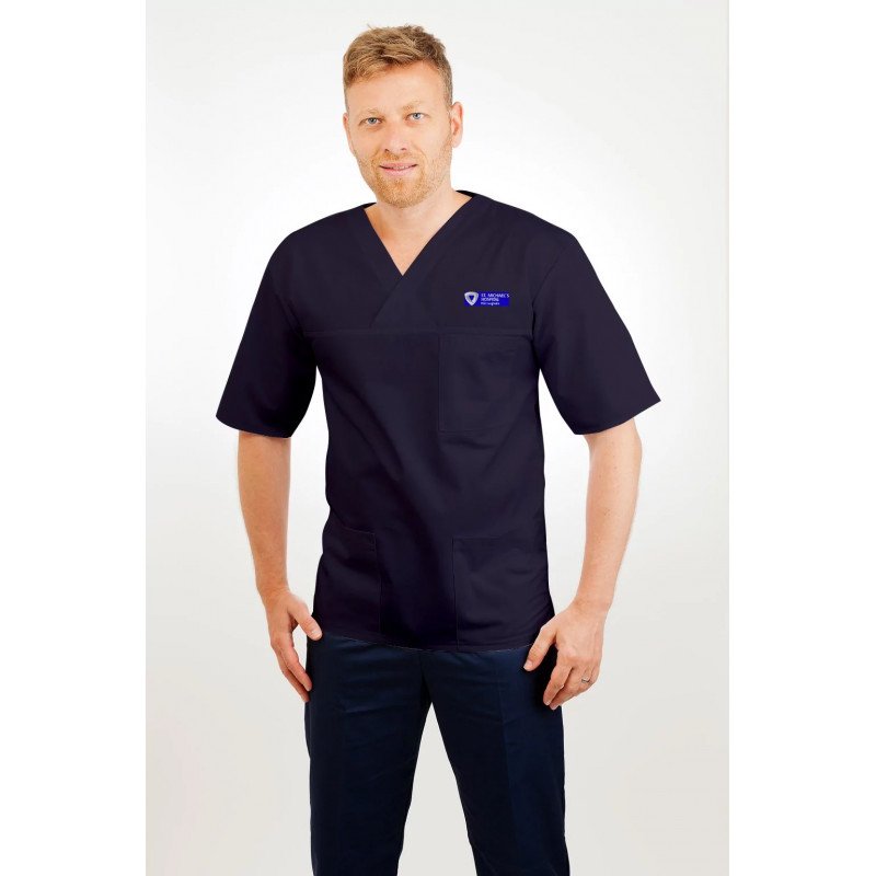 Male Tunic V Neck T21 - St. Michael's Hospital CNS uniform T21-STMICHAELS Male Tunic V Neck T21 - St. Michael's Hospital CNS uniform T21-STMICHAELS