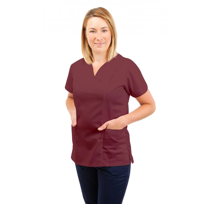 SONAS T05 Female Fitted Tunic Wine SONAS-T05