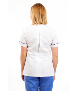 White - Nurses Uniform V Neck T02 T02